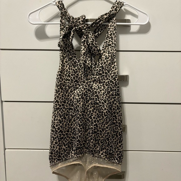 Abercrombie & Fitch Leopard Print Bodysuit - Picture 3 of 8